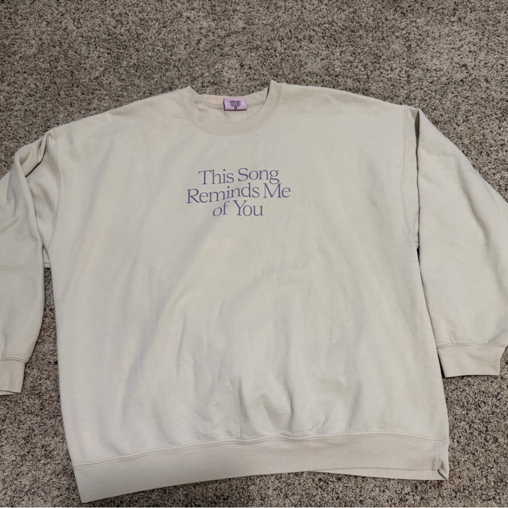 LONELY GHOST “This Song Reminds Me of You” Sweatshirt